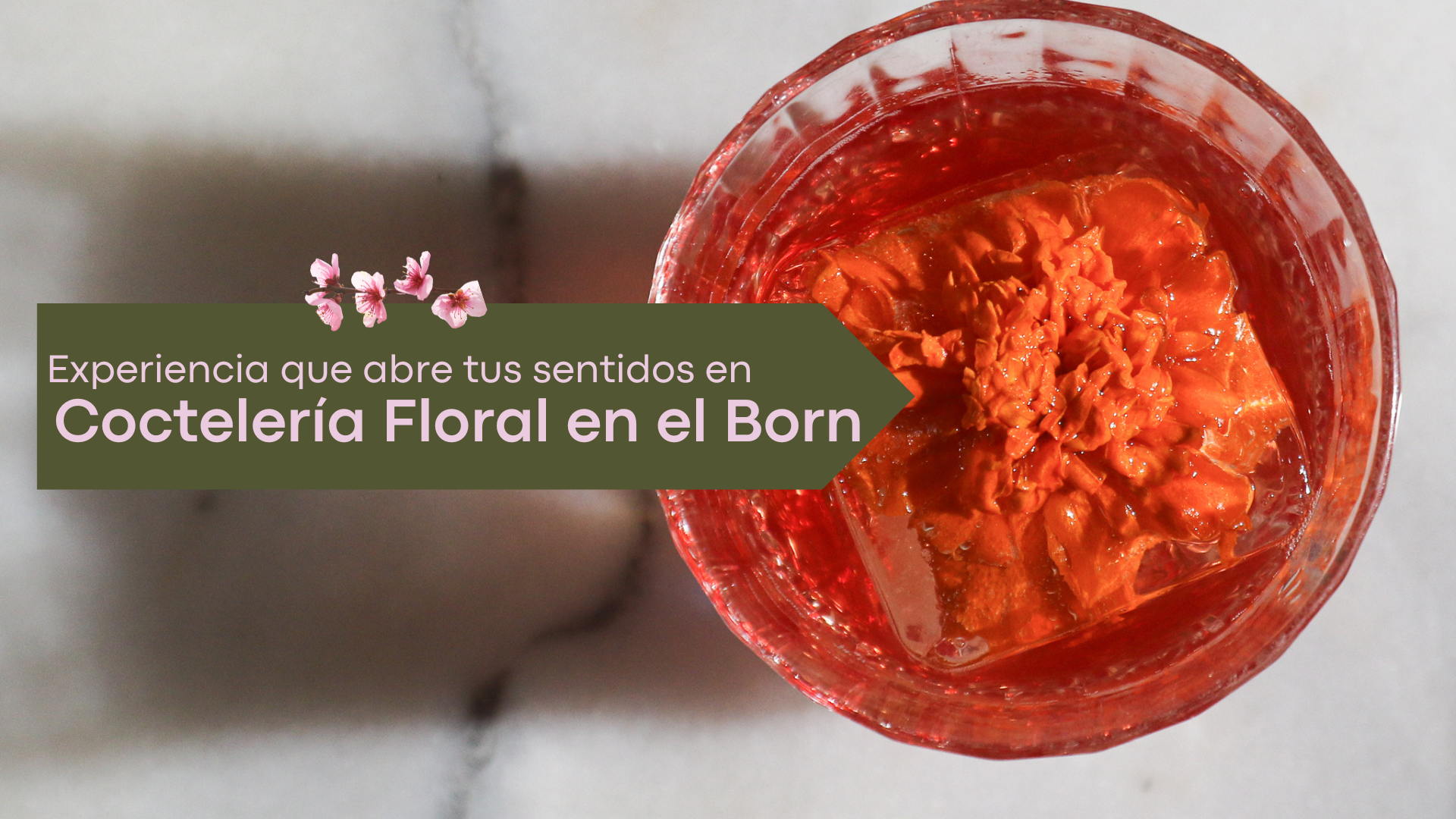 cocteleria floral en el born