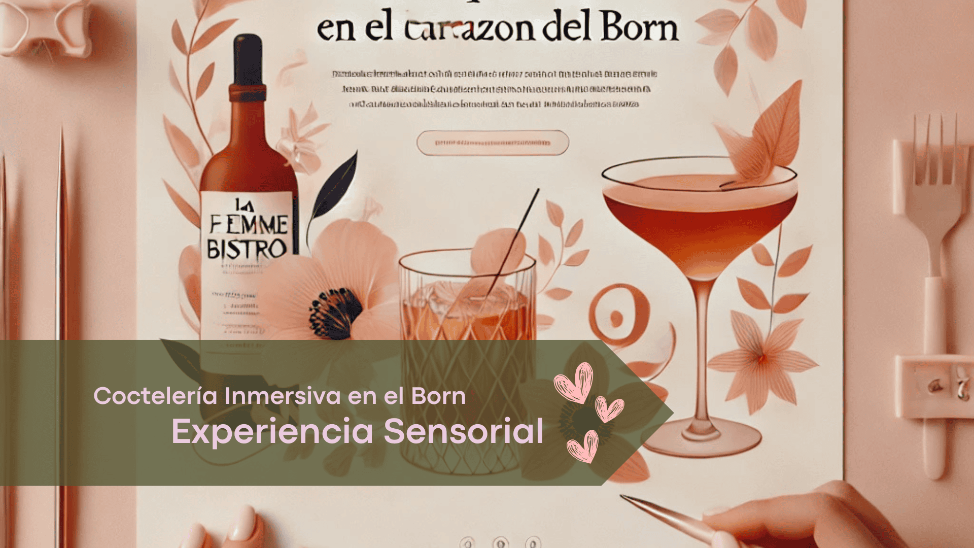 coctelería inmersiva en el Born